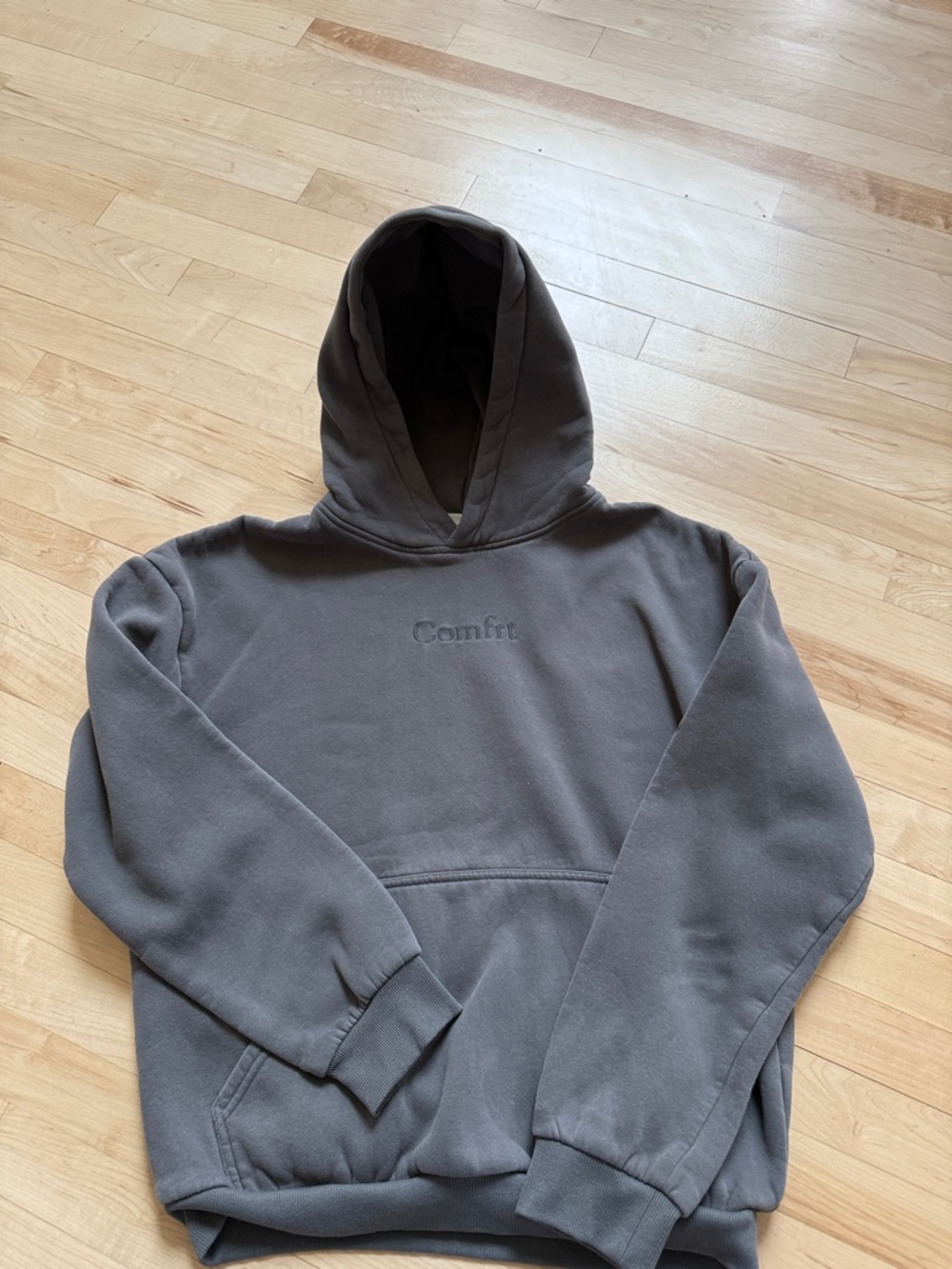 Charcoal Gray Pullover Hoodie